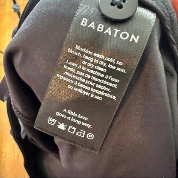 Aritzia Babaton Ilana Cropped Trouser - Black -  8 - Picture 8 of 10